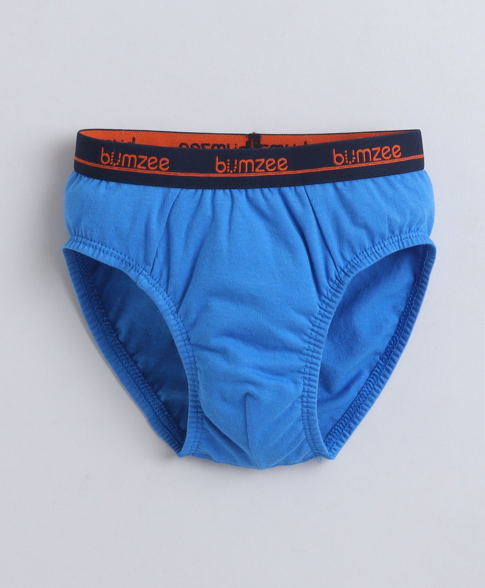 Blue & Black Boys Compact Cotton Briefs Pack of 3