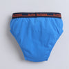 Blue & Black Boys Compact Cotton Briefs Pack of 3