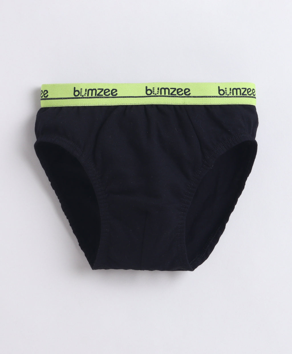 Bumzee Blue & Black Briefs, Pack of 3, Compact Cotton