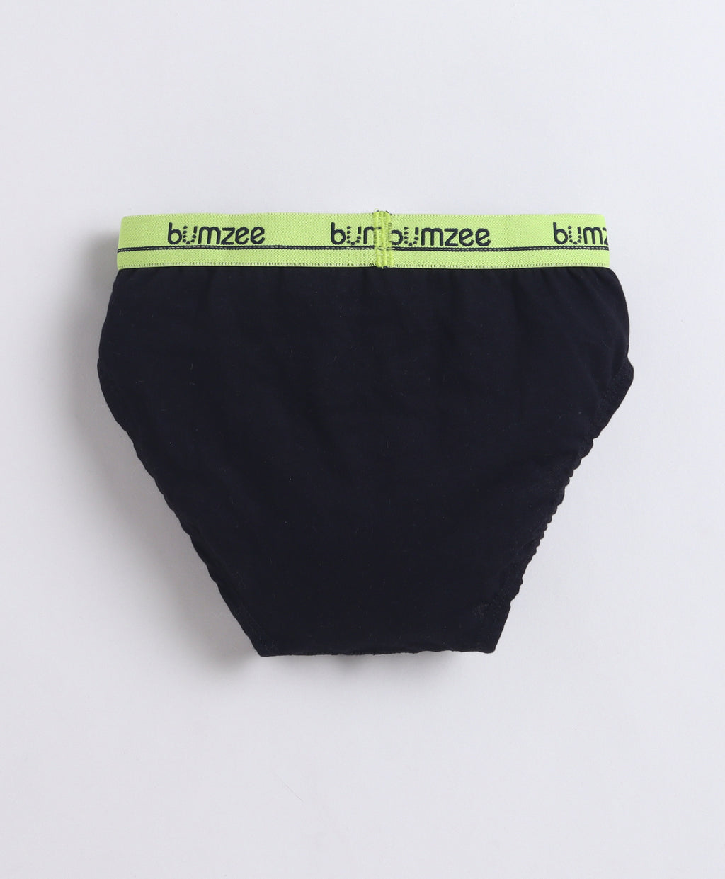 Bumzee Blue & Black Briefs, Pack of 3, Compact Cotton