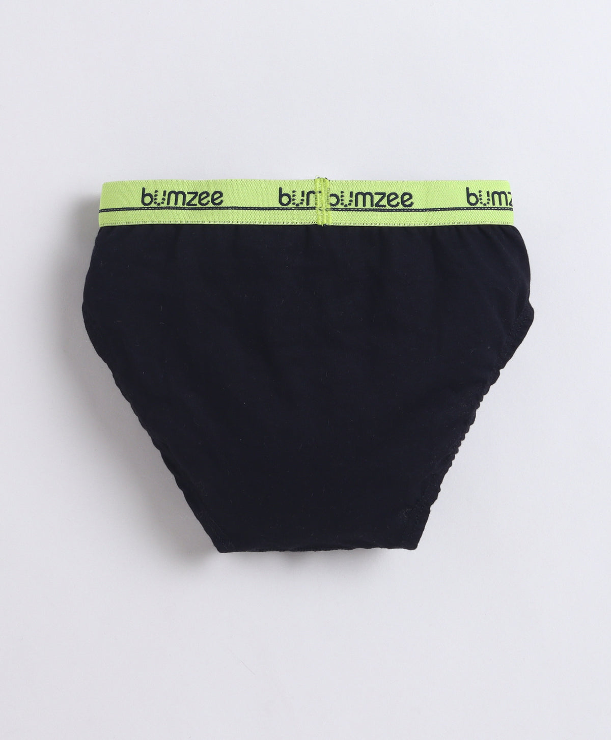 Bumzee Blue & Black Briefs, Pack of 3, Compact Cotton