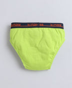 Bumzee Blue & Green Briefs, Pack of 3, Compact Cotton