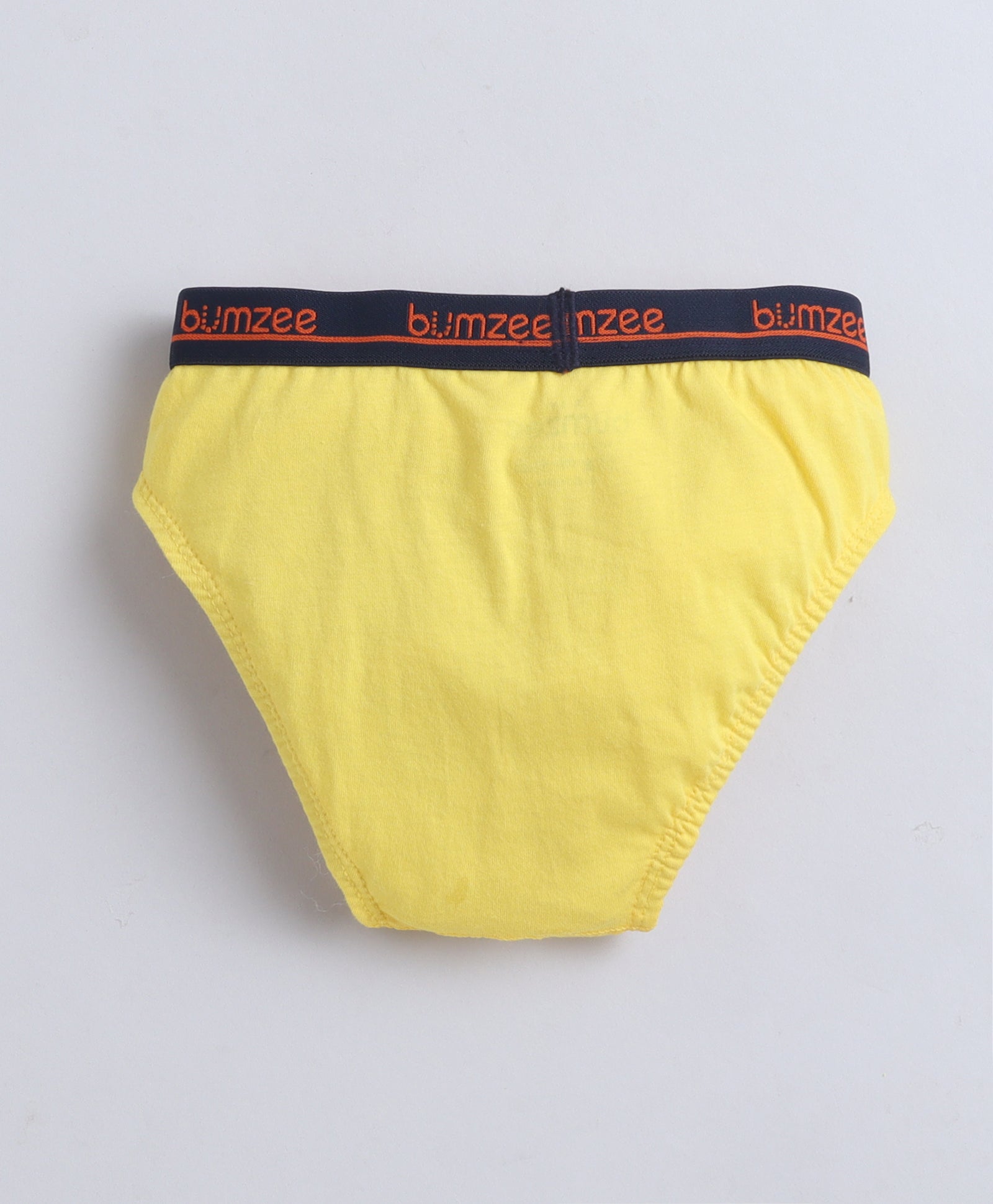 Yellow & Grey Boys Compact Cotton Briefs Pack of 3