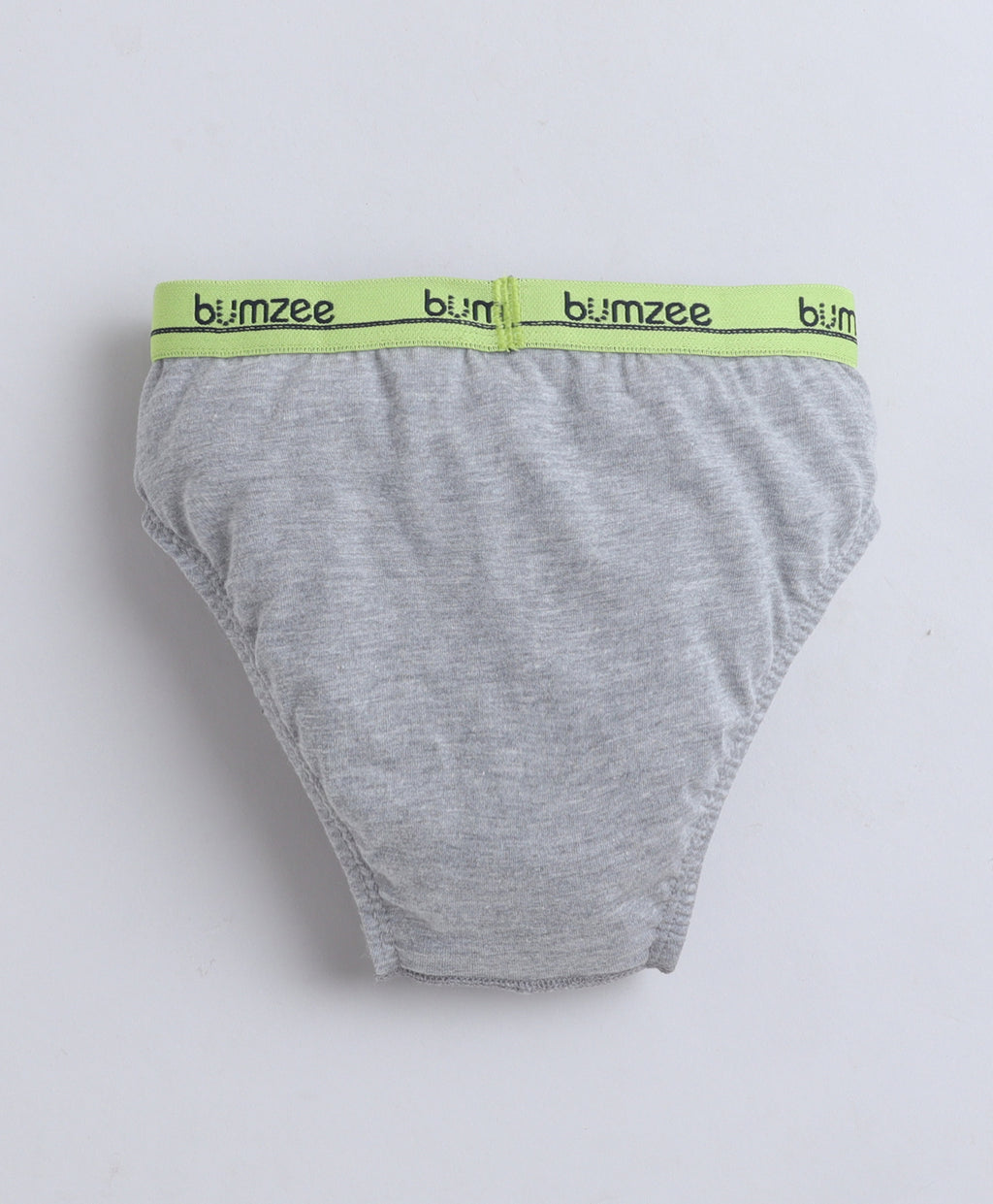Bumzee Yellow & Grey Briefs, Pack of 3, Compact Cotton