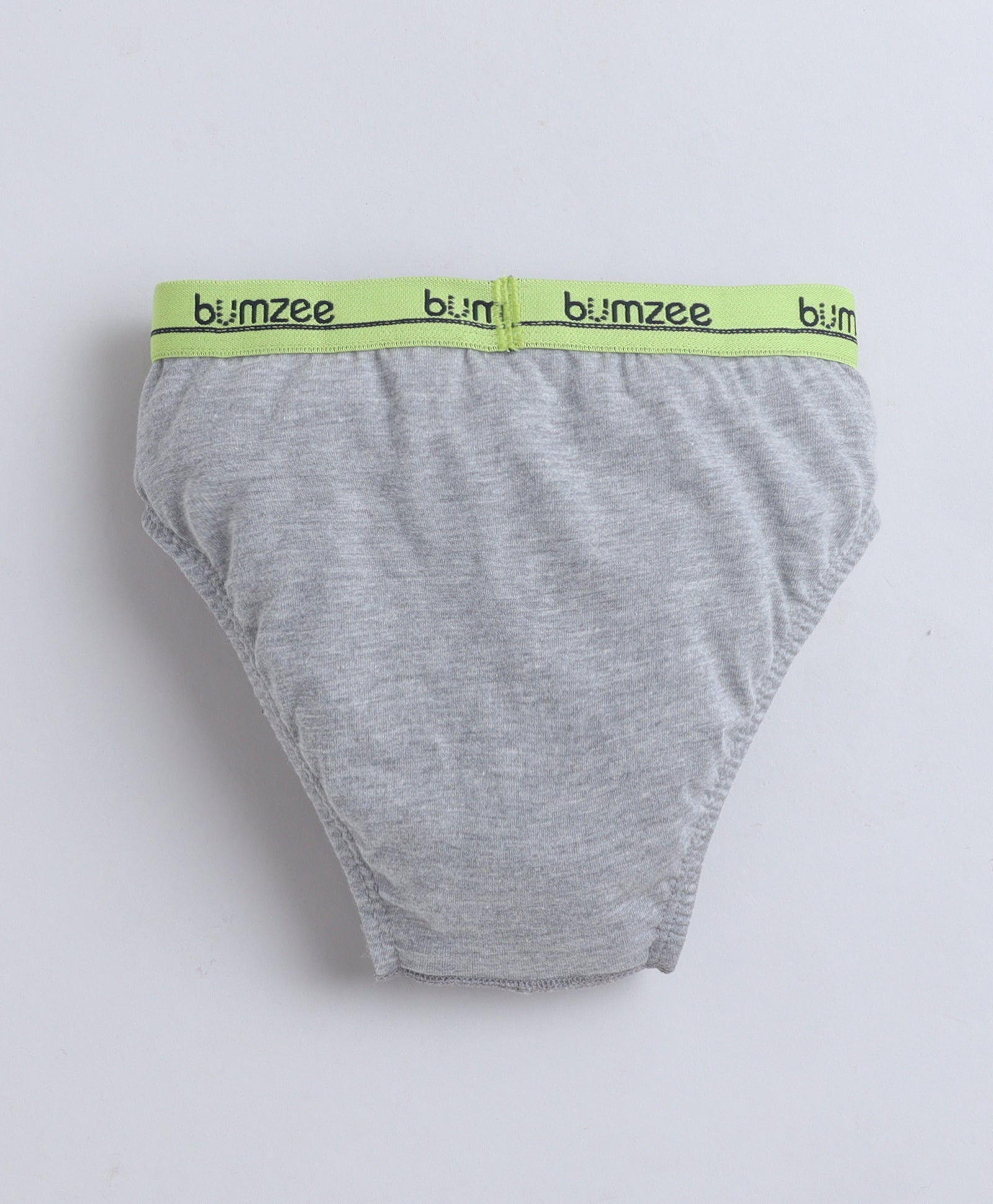 Yellow & Grey Boys Compact Cotton Briefs Pack of 3