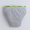 Yellow & Grey Boys Compact Cotton Briefs Pack of 3