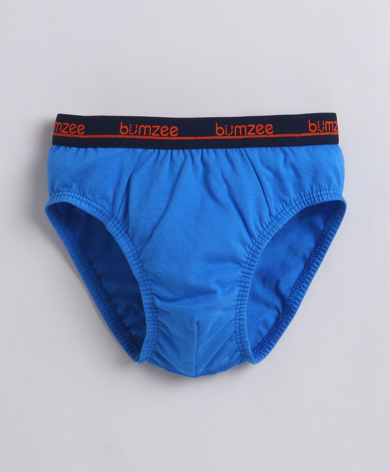 Blue & Yellow Boys Compact Cotton Briefs Pack of 3