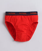 Bumzee Blue & Yellow Briefs, Pack of 3, Compact Cotton (Style Peb11377)