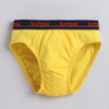 Blue & Yellow Boys Compact Cotton Briefs Pack of 3