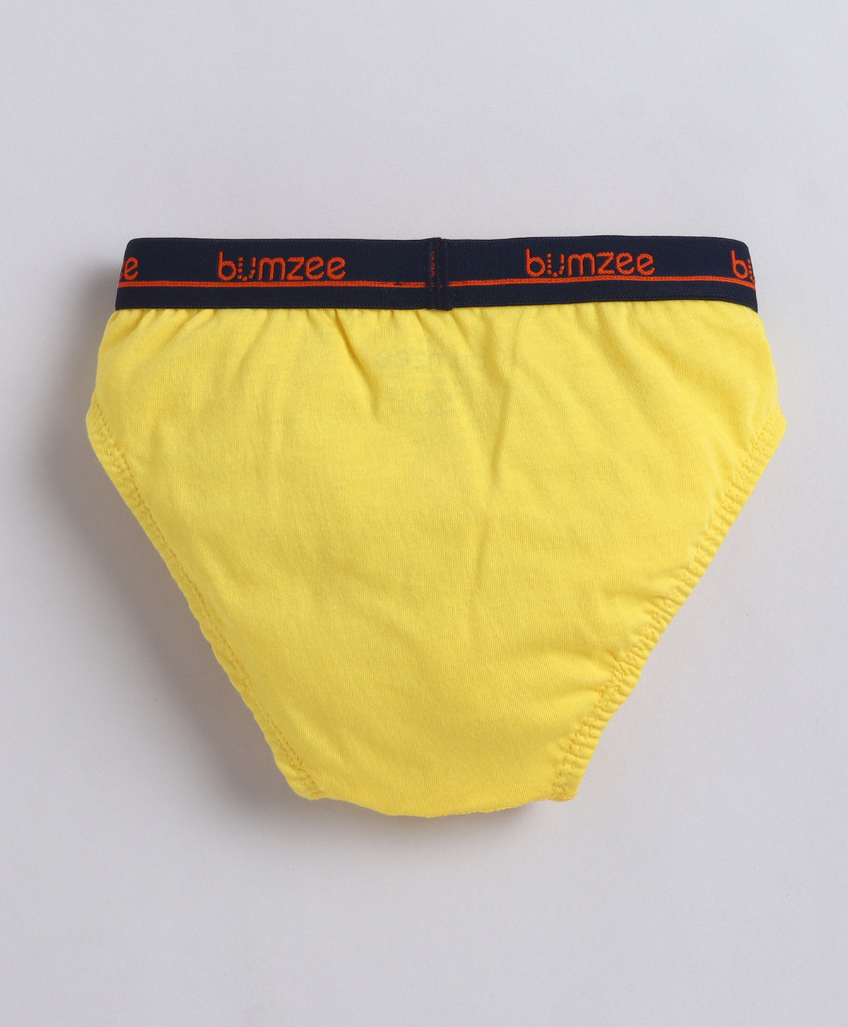 Bumzee Blue & Yellow Briefs, Pack of 3, Compact Cotton (Style Peb11377)