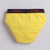 Blue & Yellow Boys Compact Cotton Briefs Pack of 3