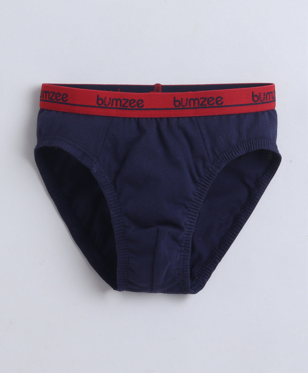 Bumzee Navy & Blue Briefs, Pack of 3, Compact Cotton