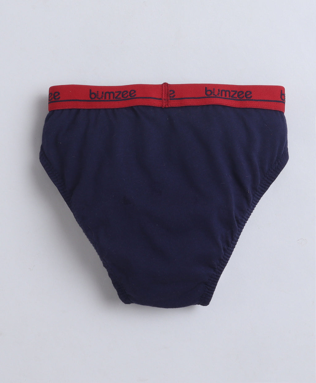 Bumzee Navy & Blue Briefs, Pack of 3, Compact Cotton