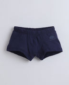 Bumzee Red & Black Trunks, Pack of 3, Compact Cotton (Style Peb11379)