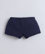 Bumzee Red & Black Trunks, Pack of 3, Compact Cotton (Style Peb11379)