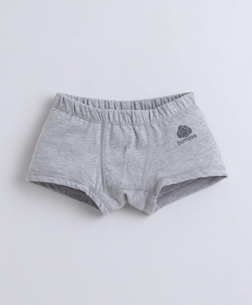 Bumzee Black & Grey Trunks, Pack of 3, Compact Cotton