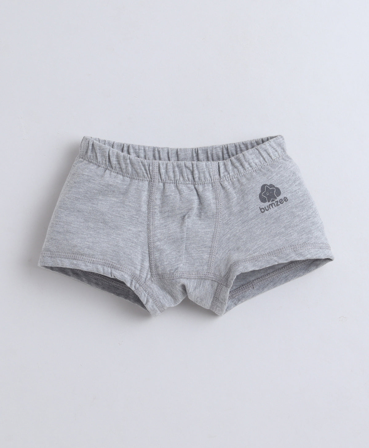 Bumzee Black & Grey Trunks, Pack of 3, Compact Cotton