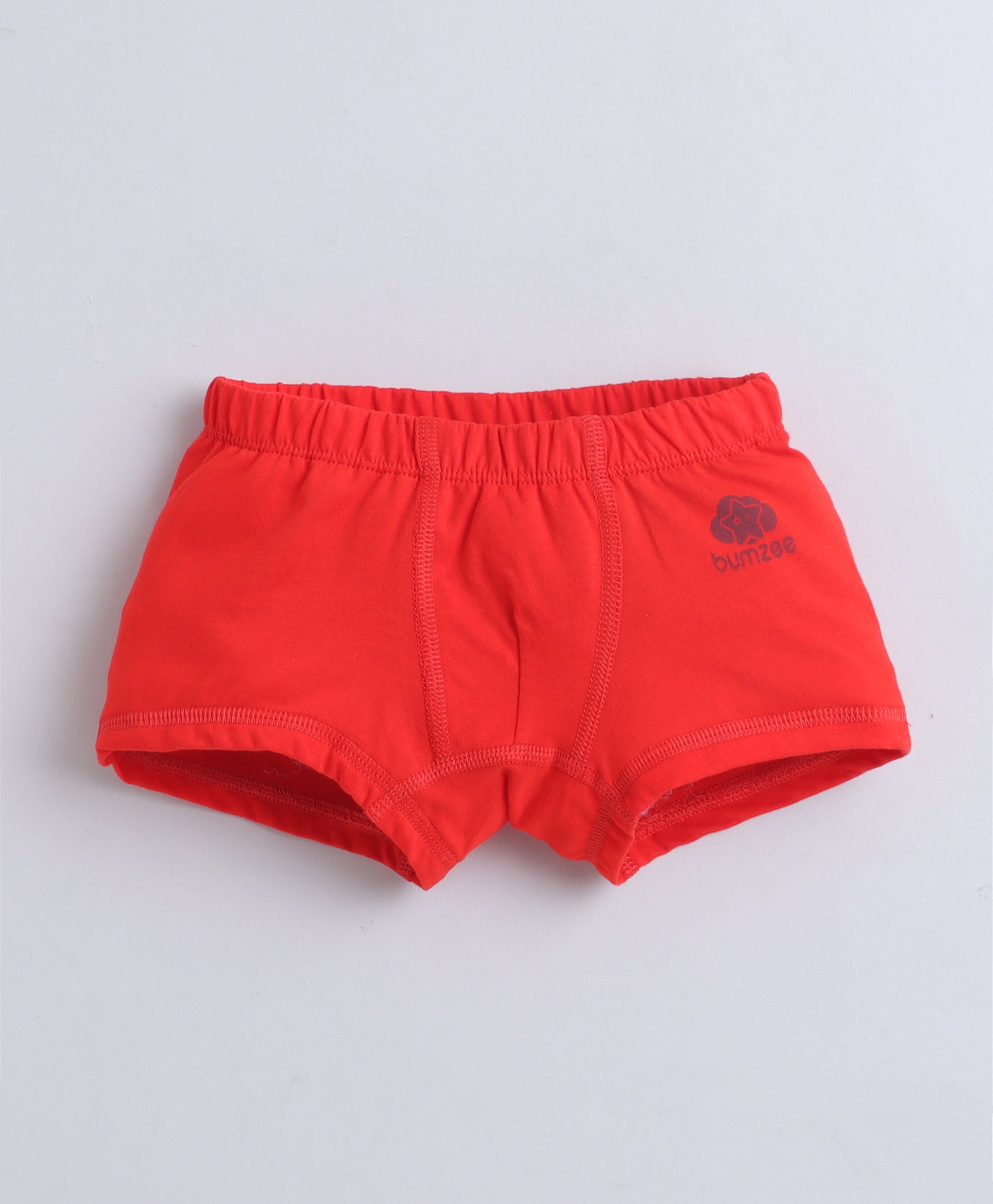 Red & Grey Boys Compact Cotton Trunks Pack of 3