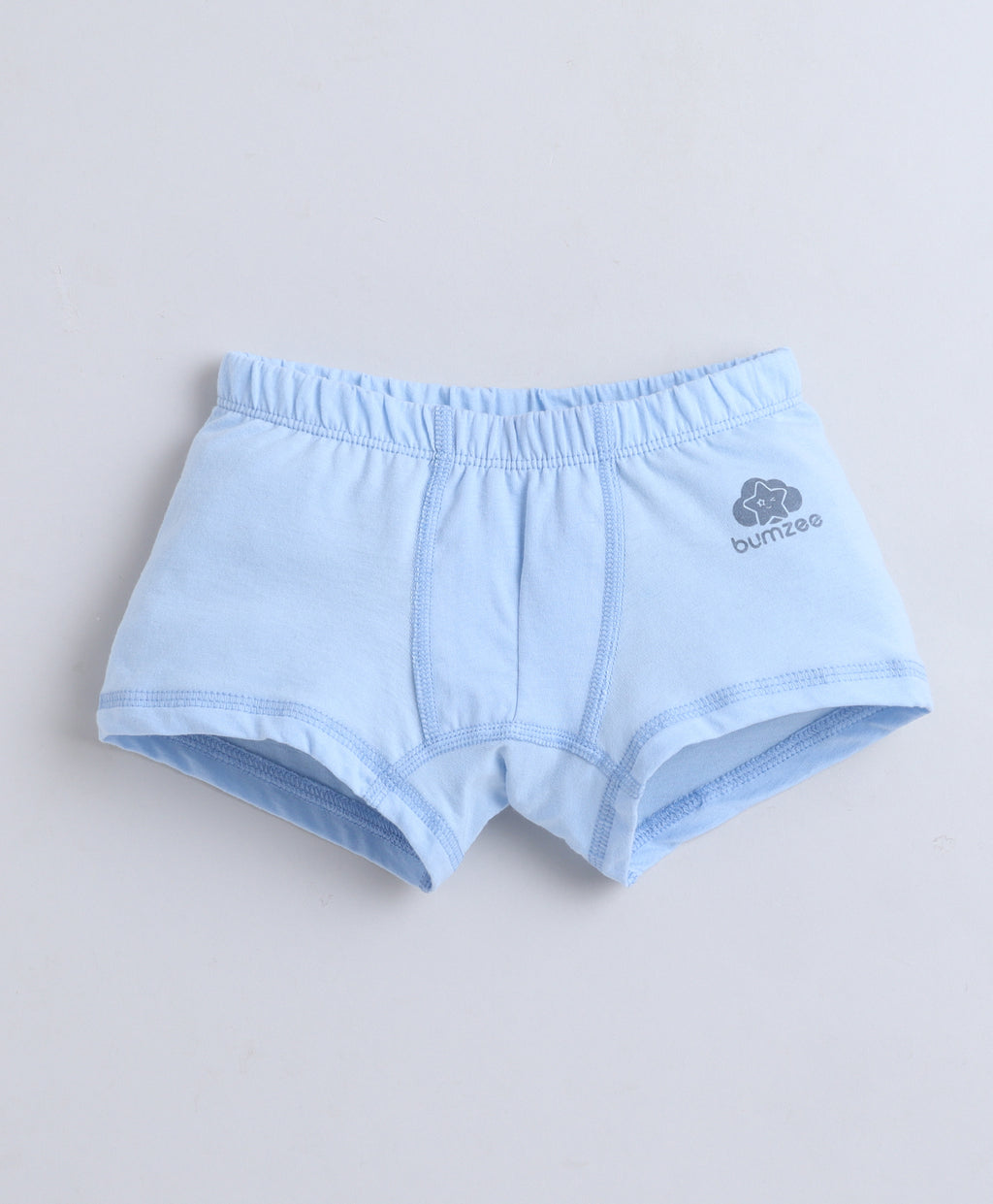 Bumzee Red & Grey Trunks, Pack of 3, Compact Cotton