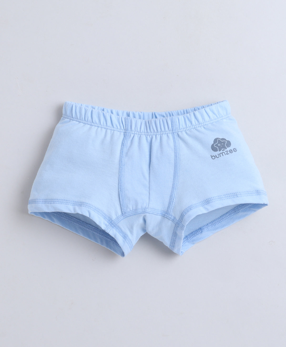 Bumzee Red & Grey Trunks, Pack of 3, Compact Cotton