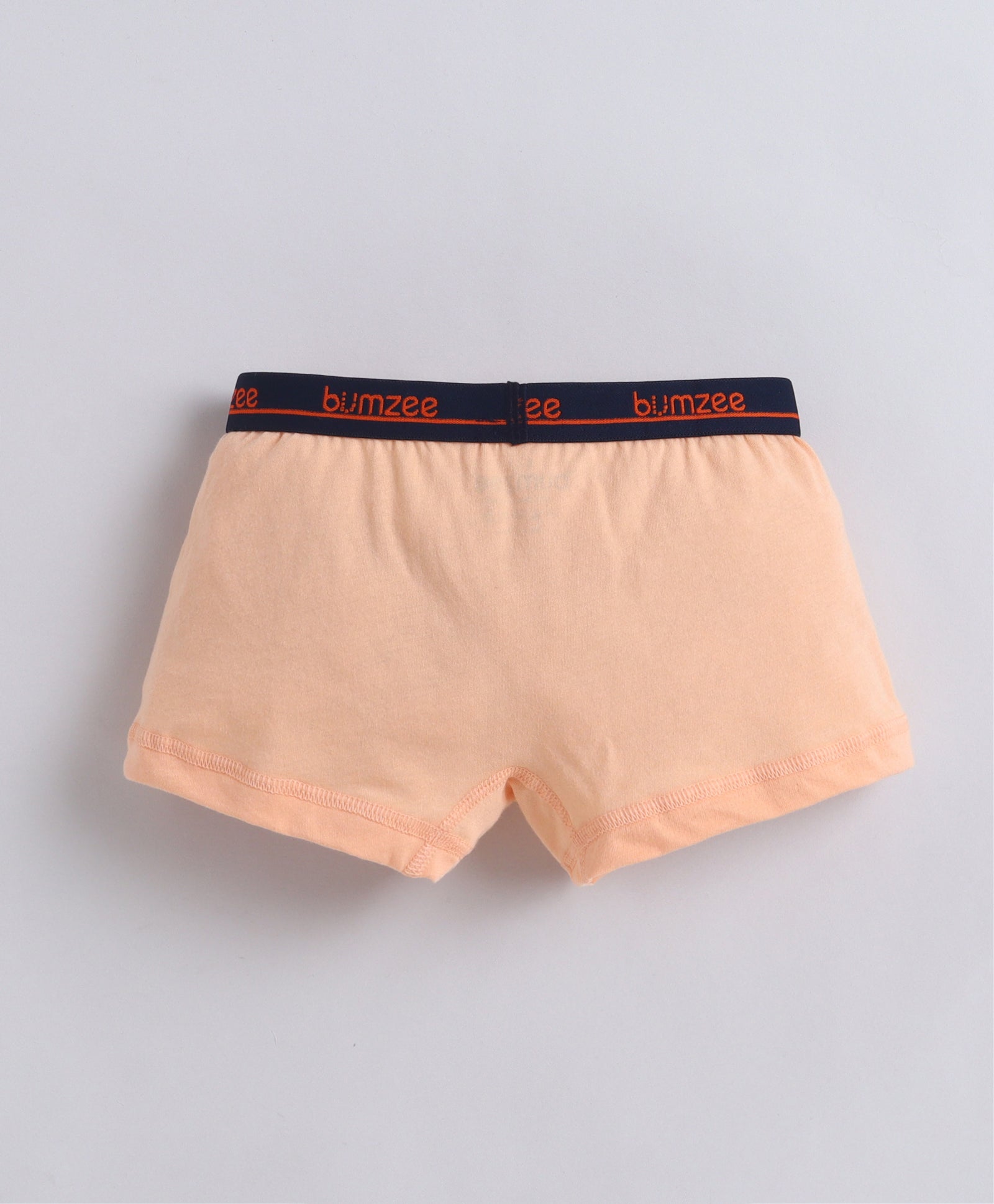 Orange & Blue Boys Compact Cotton Trunks Pack of 3