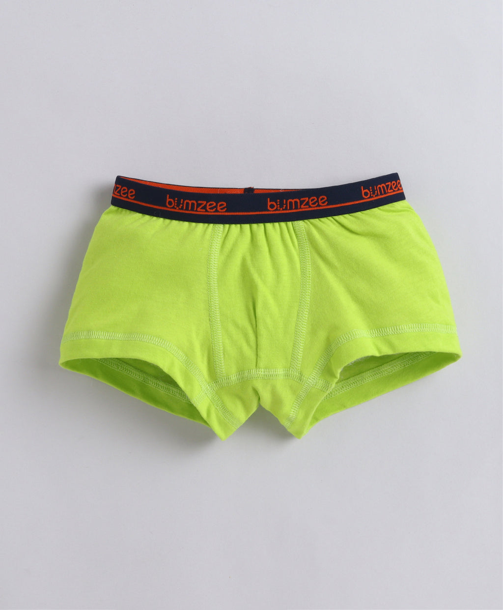 Bumzee Orange & Blue Trunks, Pack of 3, Compact Cotton