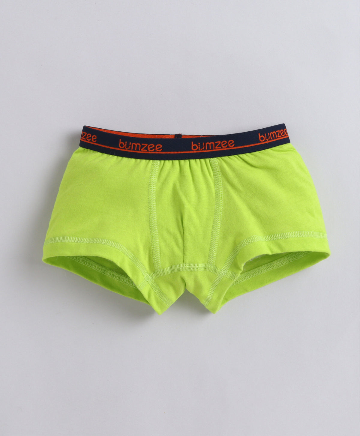 Bumzee Orange & Blue Trunks, Pack of 3, Compact Cotton