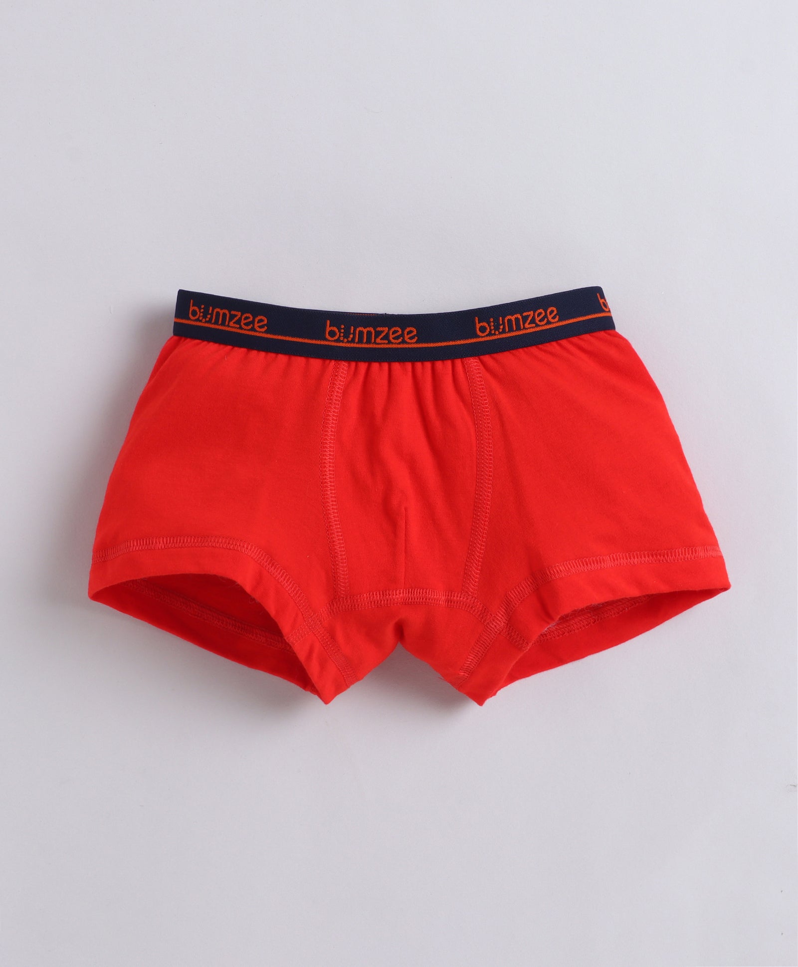 Red & Black Boys Compact Cotton Trunks Pack of 3