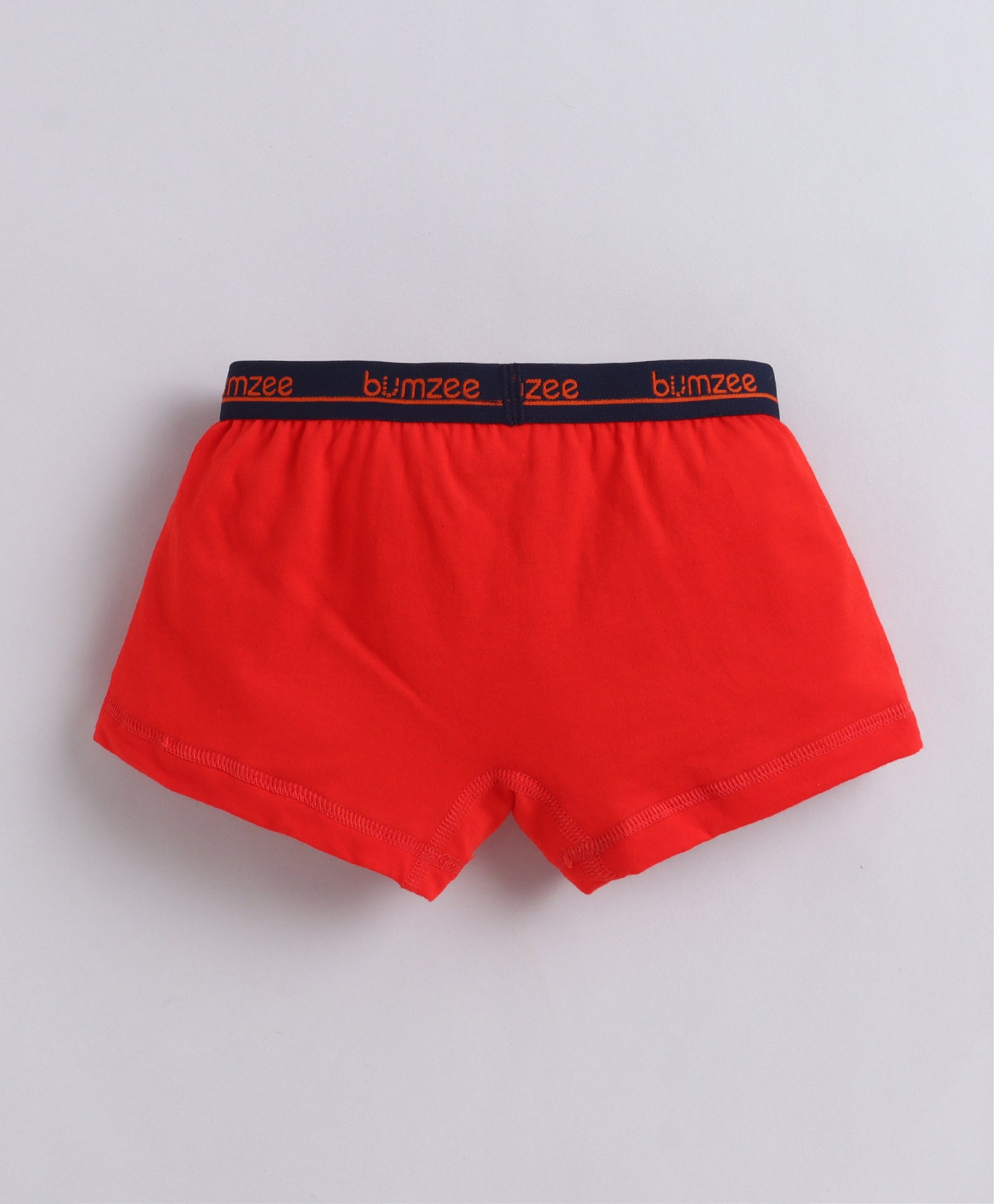 Red & Black Boys Compact Cotton Trunks Pack of 3