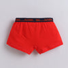 Red & Black Boys Compact Cotton Trunks Pack of 3