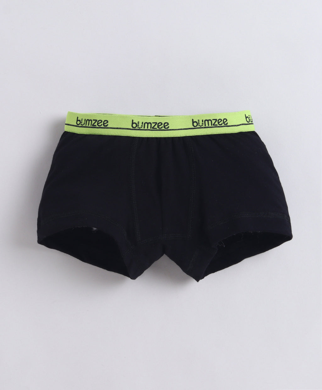 Bumzee Red & Black Trunks, Pack of 3, Compact Cotton (Style Peb11385)