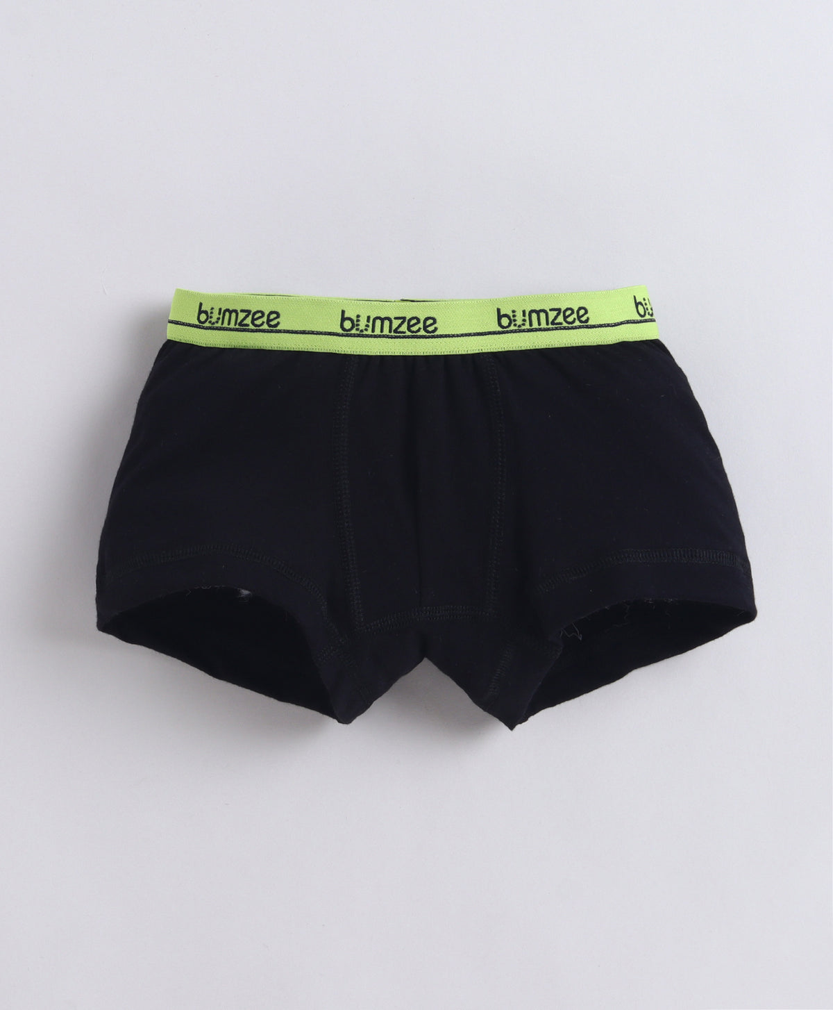 Bumzee Red & Black Trunks, Pack of 3, Compact Cotton (Style Peb11385)