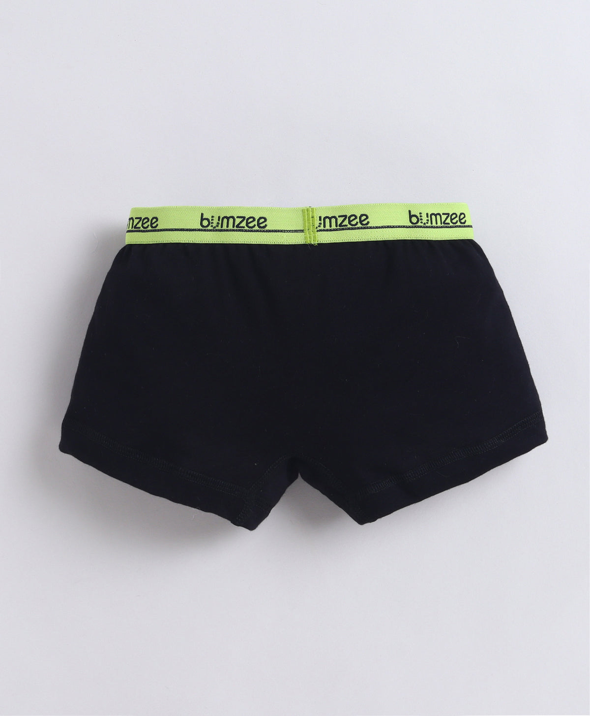 Bumzee Red & Black Trunks, Pack of 3, Compact Cotton (Style Peb11385)
