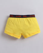 Bumzee Grey & Yellow Trunks, Pack of 3, Compact Cotton