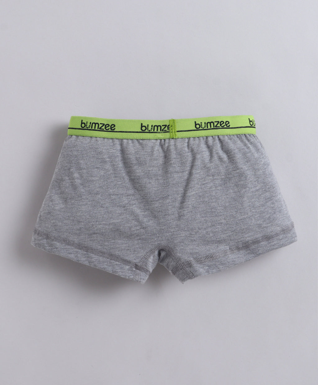 Bumzee Grey & Yellow Trunks, Pack of 3, Compact Cotton