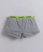 Bumzee Grey & Yellow Trunks, Pack of 3, Compact Cotton