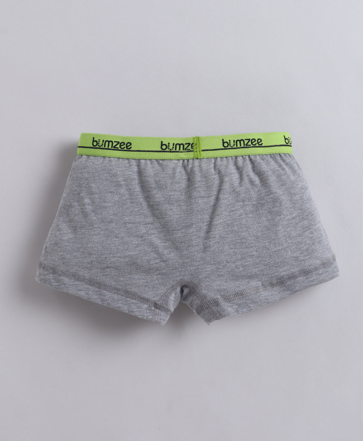 Bumzee Grey & Yellow Trunks, Pack of 3, Compact Cotton