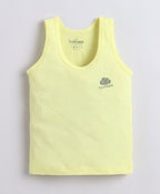 Bumzee Yellow & Sky Blue Vest, Pack of 3, Sleeveless, Compact Cotton