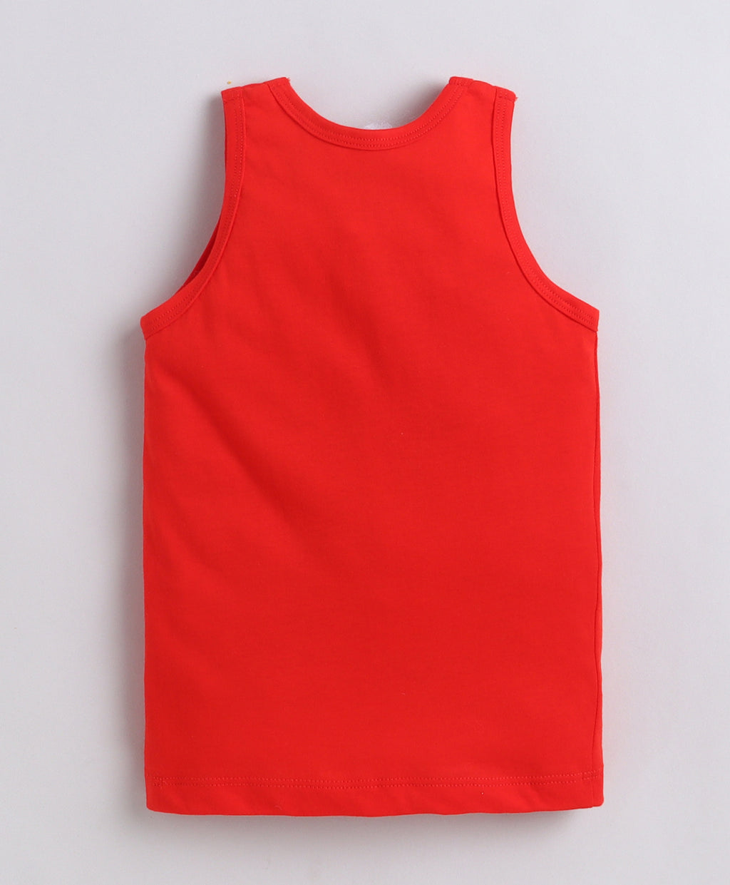 Bumzee Red & Grey Vest, Pack of 3, Sleeveless, Compact Cotton