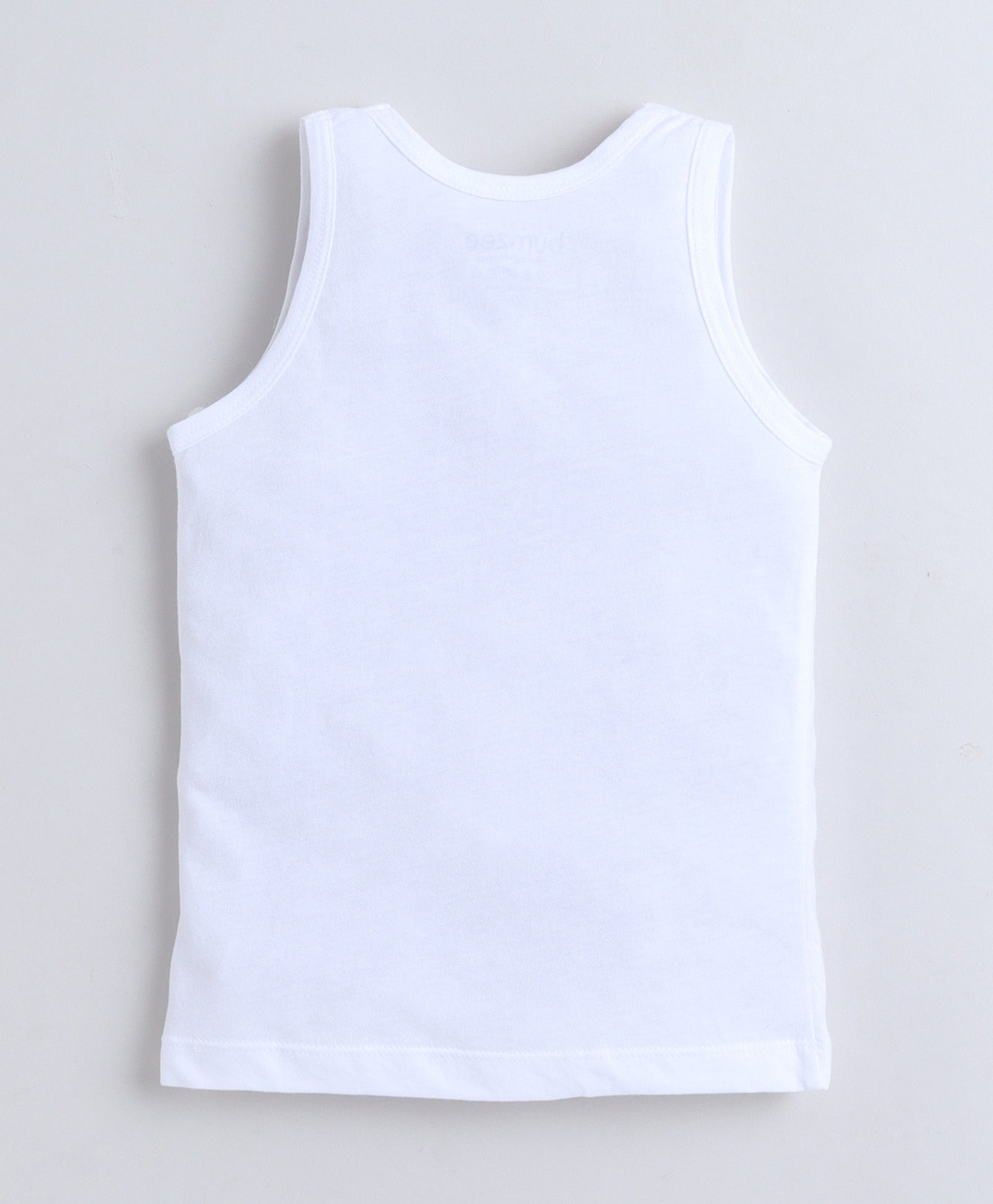 Boys Sleeveless Vest White Pack of 3