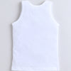 Boys Sleeveless Vest White Pack of 3