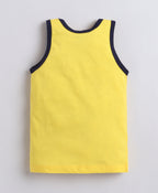 Bumzee Red & Blue Vest, Pack of 3, Sleeveless, Compact Cotton