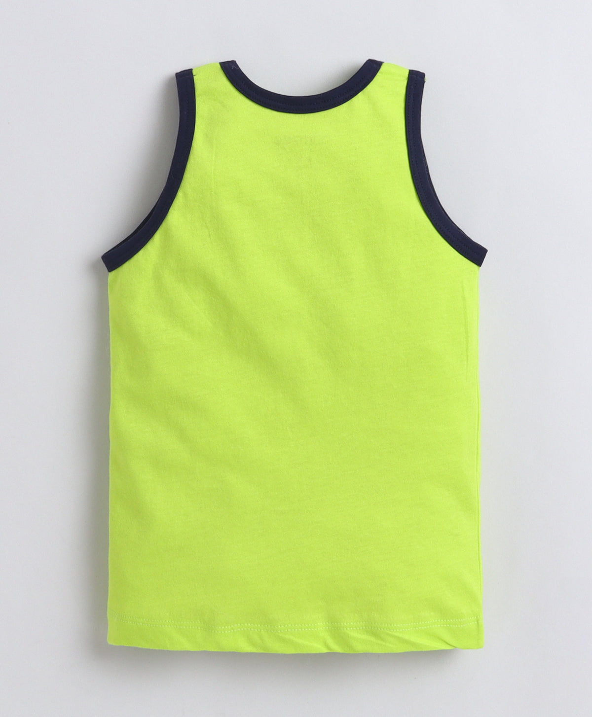 Bumzee Blue & Green Vest, Pack of 3, Sleeveless, Compact Cotton