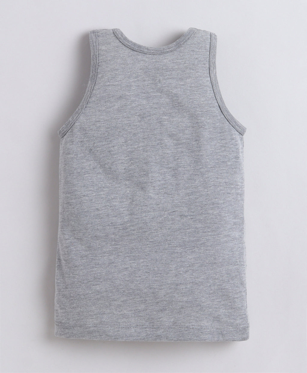 Bumzee White & Grey Vest, Pack of 3, Sleeveless, Compact Cotton
