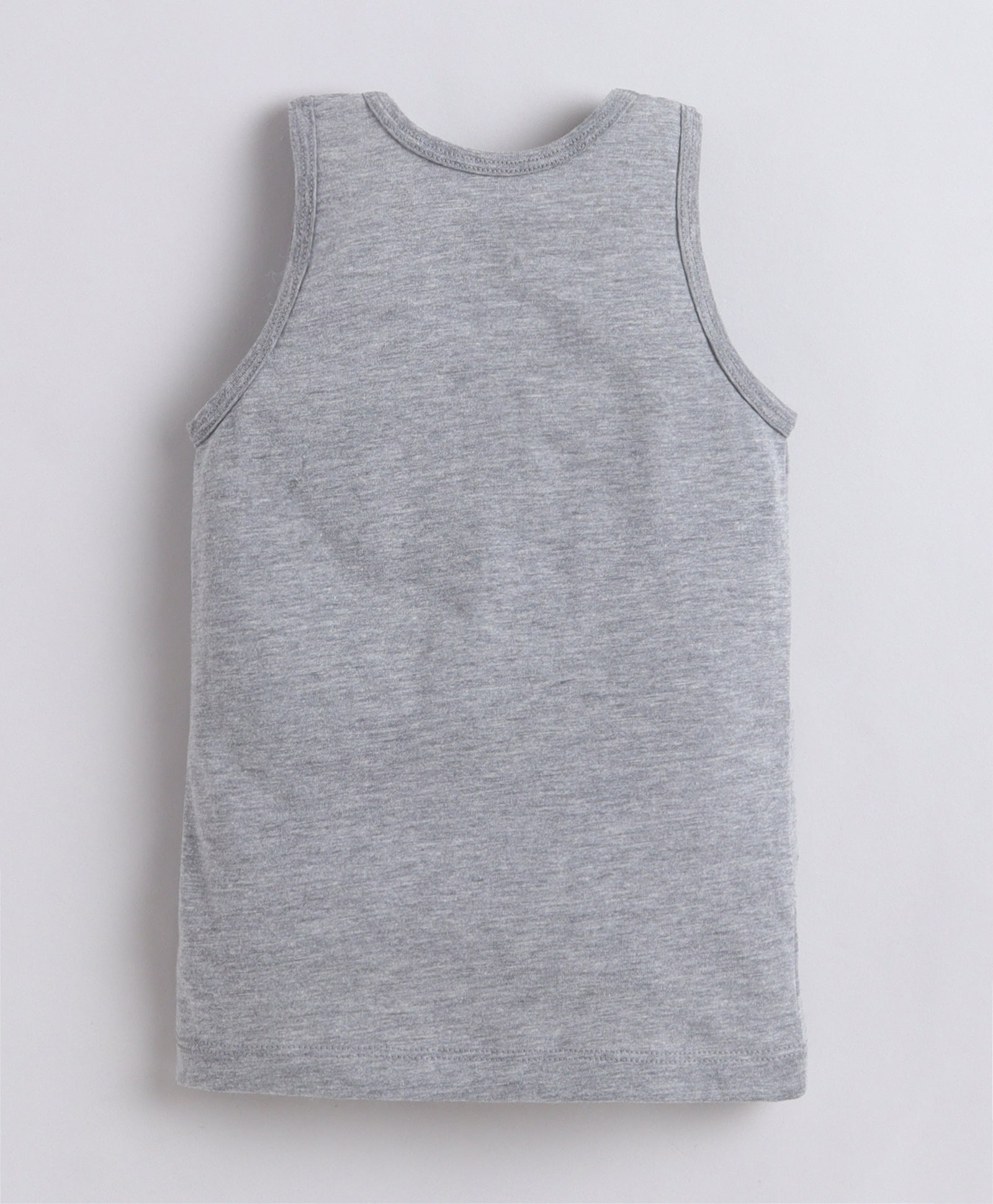 Boys Sleeveless Vest White & Grey Pack of 3