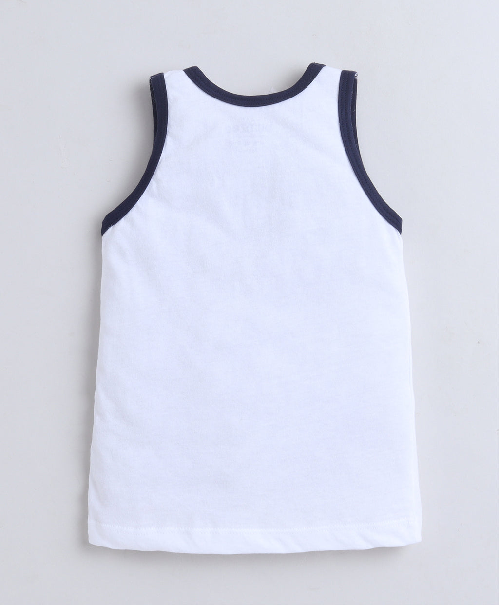 Bumzee White Vest, Pack of 3, Sleeveless, Compact Cotton (Style Peb11395)