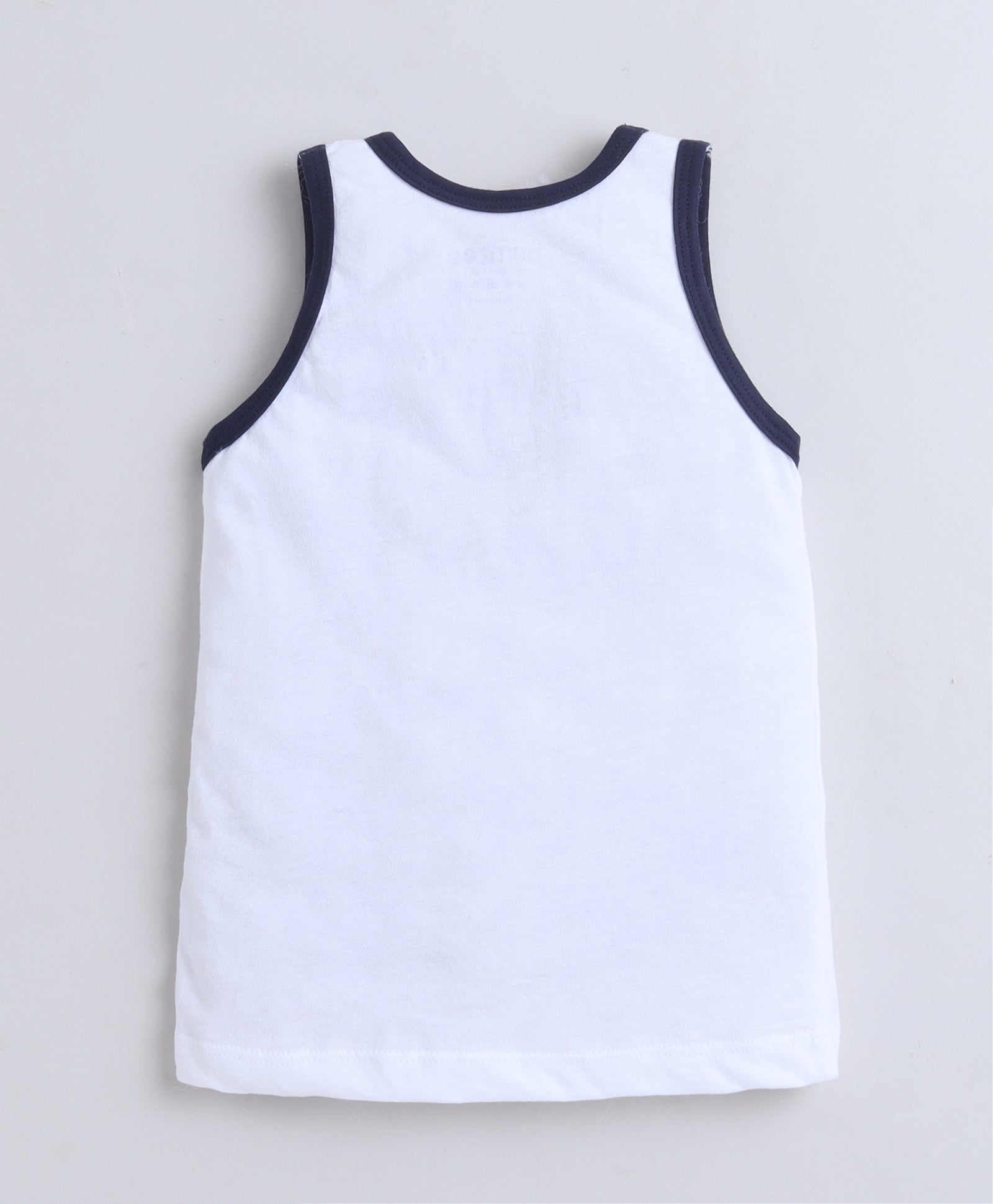 Boys Sleeveless Vest White Pack of 3