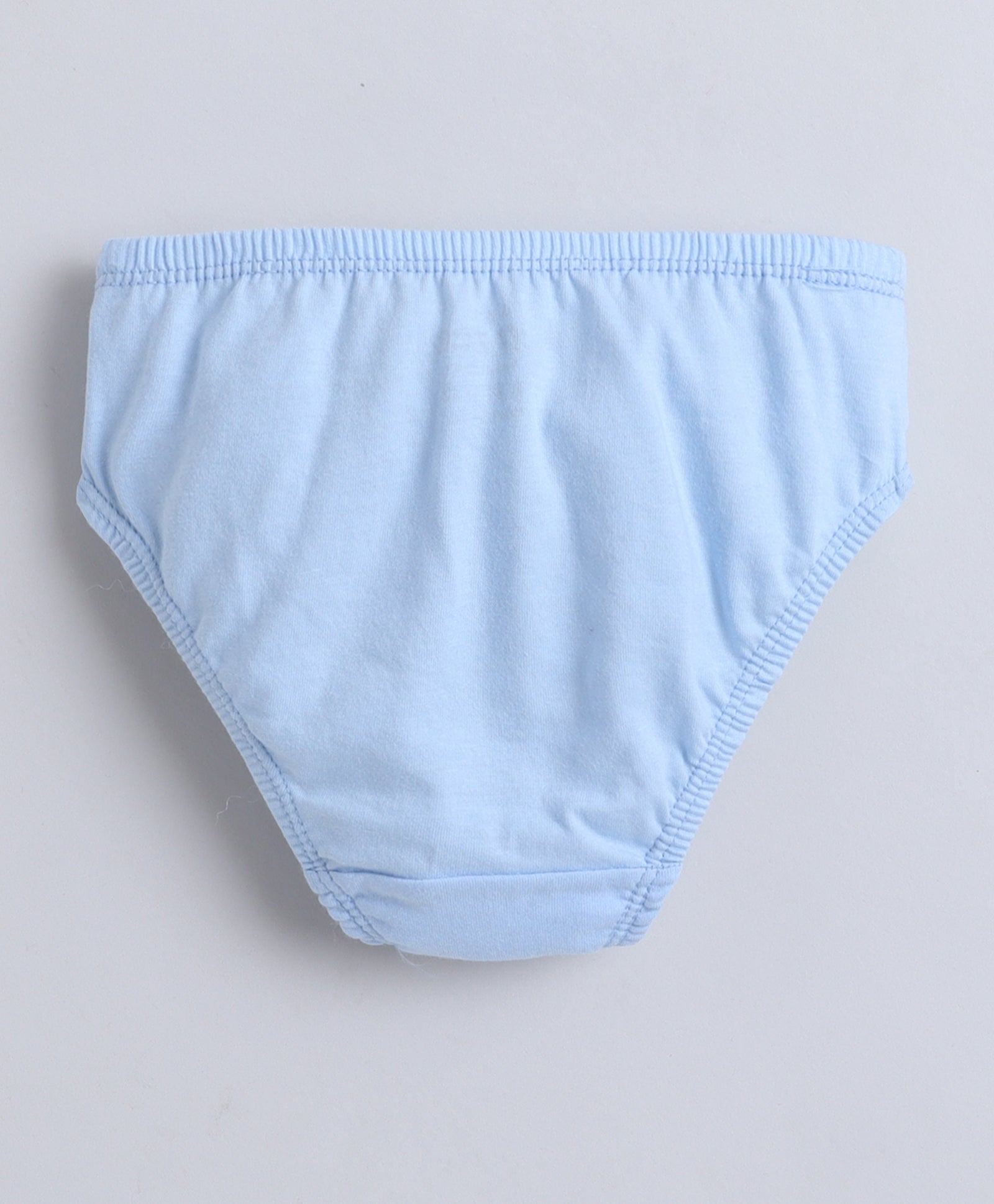 Pink & Sky Blue Girls Compact Cotton Panties Pack of 3