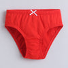 Red & Sky Blue Girls Compact Cotton Panties Pack of 3
