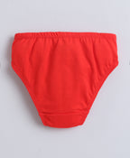 Bumzee Red & Sky Blue Panties, Pack of 3, Compact Cotton